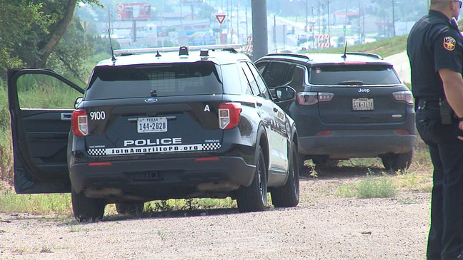 A man was arrested after leading police on a chase while traveling the wrong way down several roads on Wednesday morning, Amarillo police said. (Ash Albright/KVII)