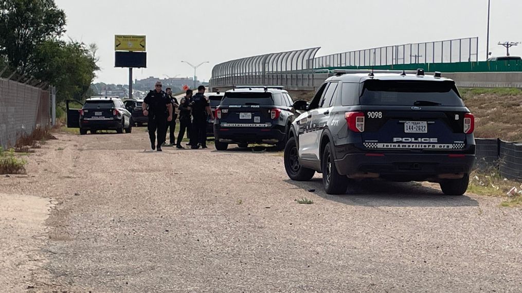 A man was arrested after leading police on a chase while traveling the wrong way down several roads on Wednesday morning, Amarillo police said. (Ash Albright/KVII)