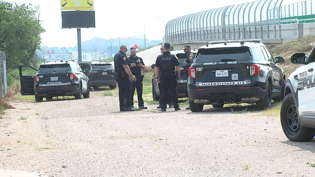 A man was arrested after leading police on a chase while traveling the wrong way down several roads on Wednesday morning, Amarillo police said. (Ash Albright/KVII)