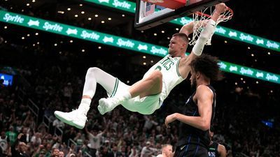 Image for story: Porzingis triumphs in return as Celtics overpower Mavericks in NBA Finals Game 1