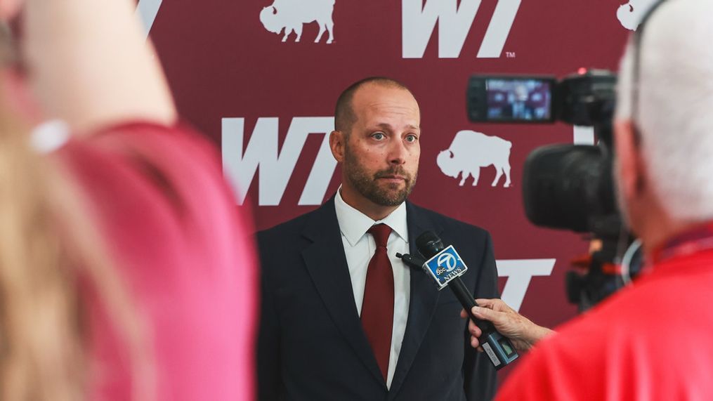 Doug Lipinski being introduced as the new Vice President of Athletics at West Texas A&M University (Courtesy photo)