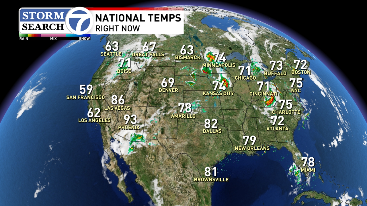 Image for story: National Temperatures