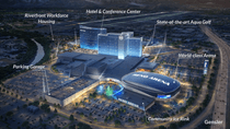 Image for story: PHOTOS:Renderings for $1B entertainment district, including Reno's men's basketball arena 